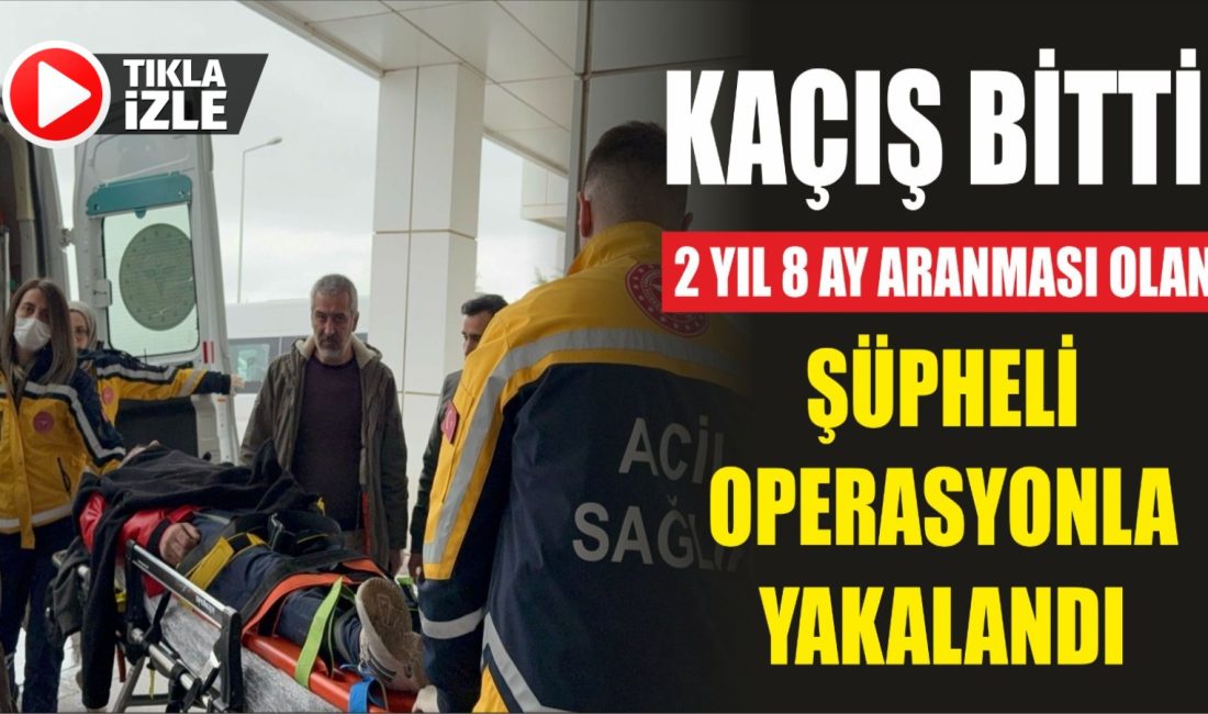 Aksaray’da gerçekleşen operasyonda 2 yıl 8 ay aranması bulunan şüpheli
