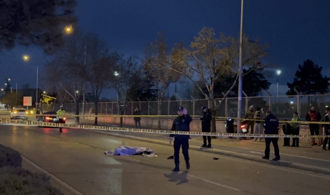 Konya’nın Meram ilçesinde yolun