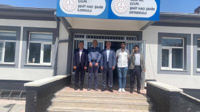 Eğitim-Bir-Sen Aksaray Şube Başkanı Murat Görmez, Eskil ilçesindeki okul ziyaretlerini