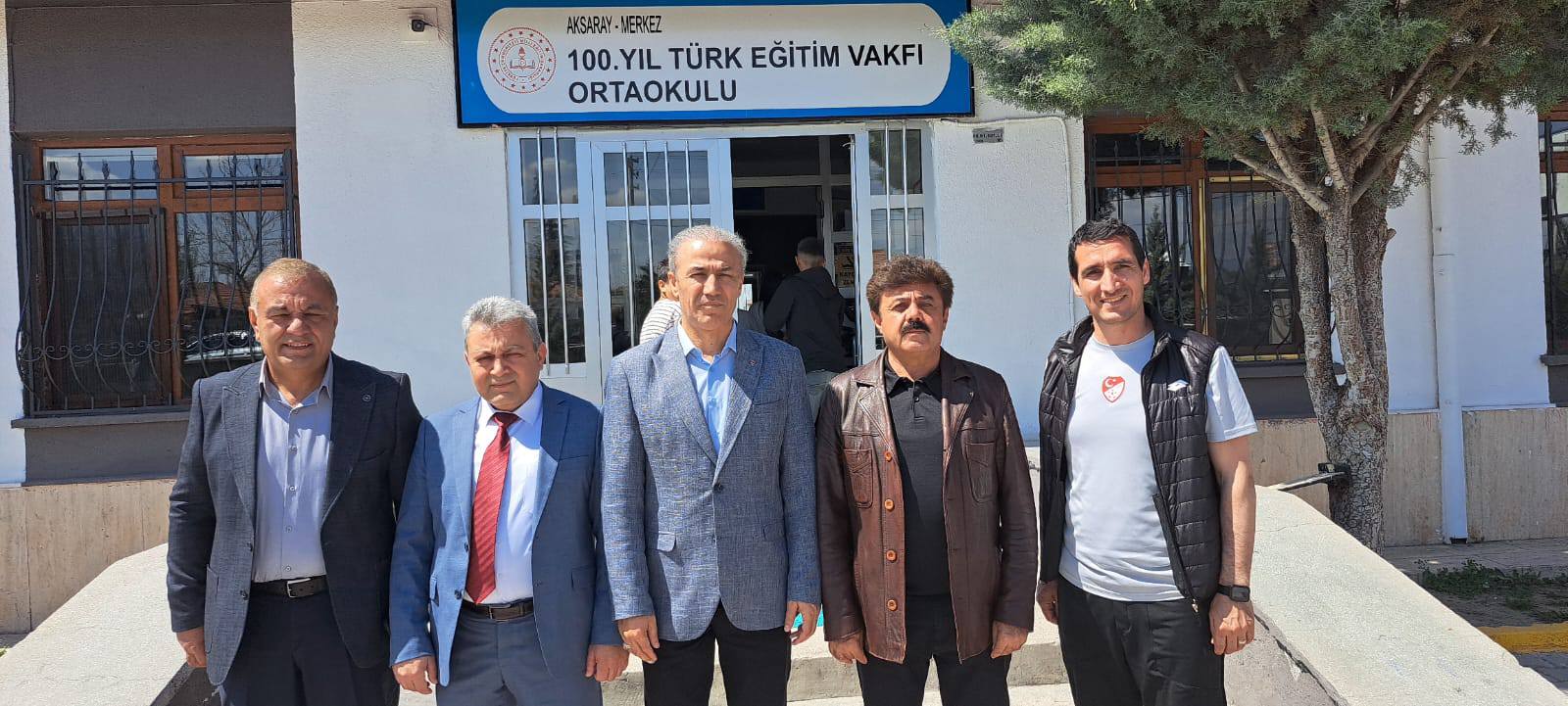 Eğitim-Bir-Sen Aksaray Şube Başkanı okul ziyaretlerinde