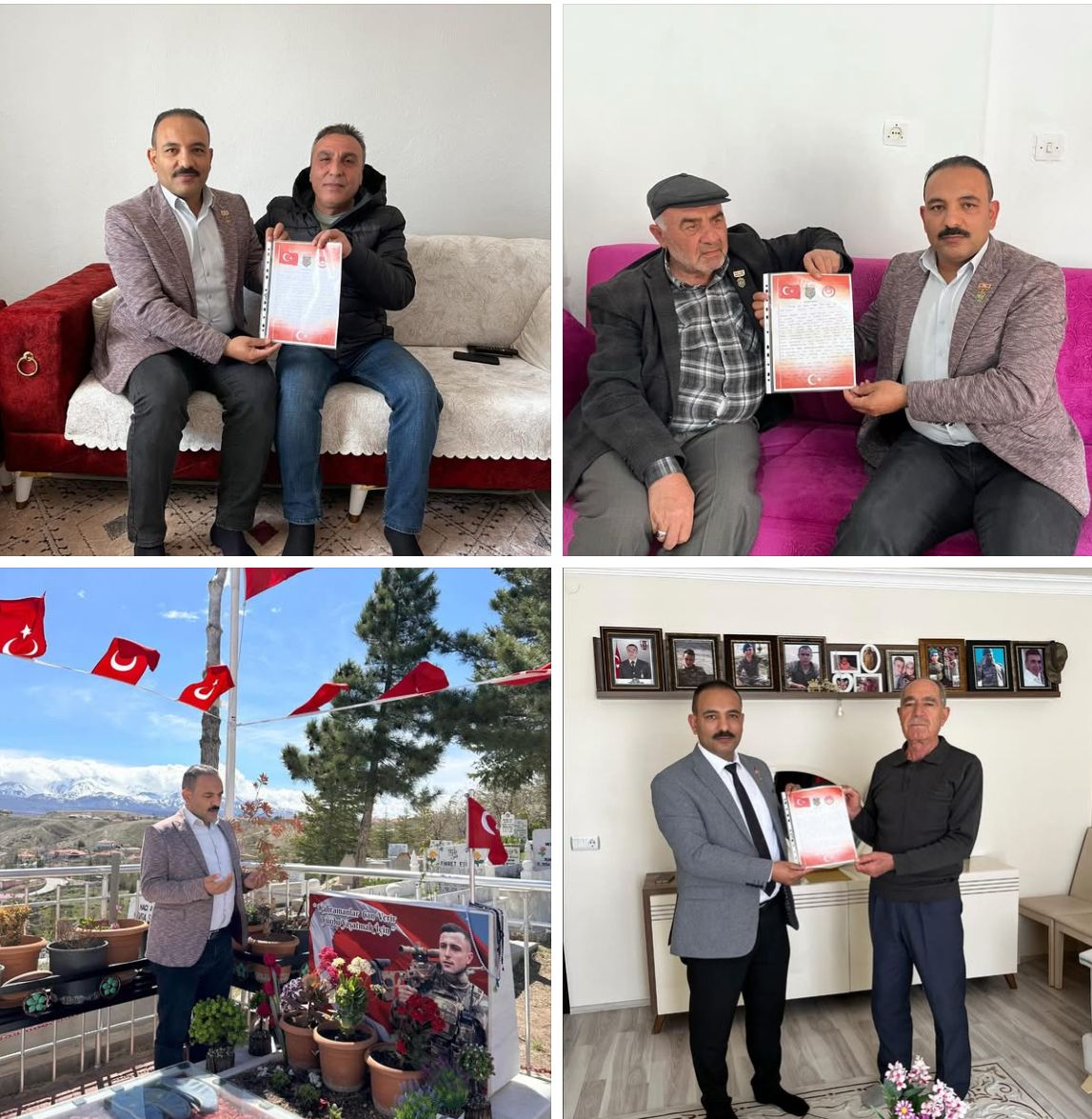 Başkan Akbulut şehit aileleriyle bayramlaştı