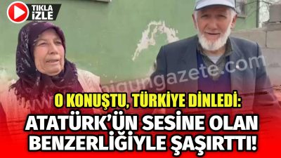Aksaray’ın Kurtuluş Mahallesi’nde yaşayan Şadi Duru, Gazi Mustafa Kemal Atatürk’ün