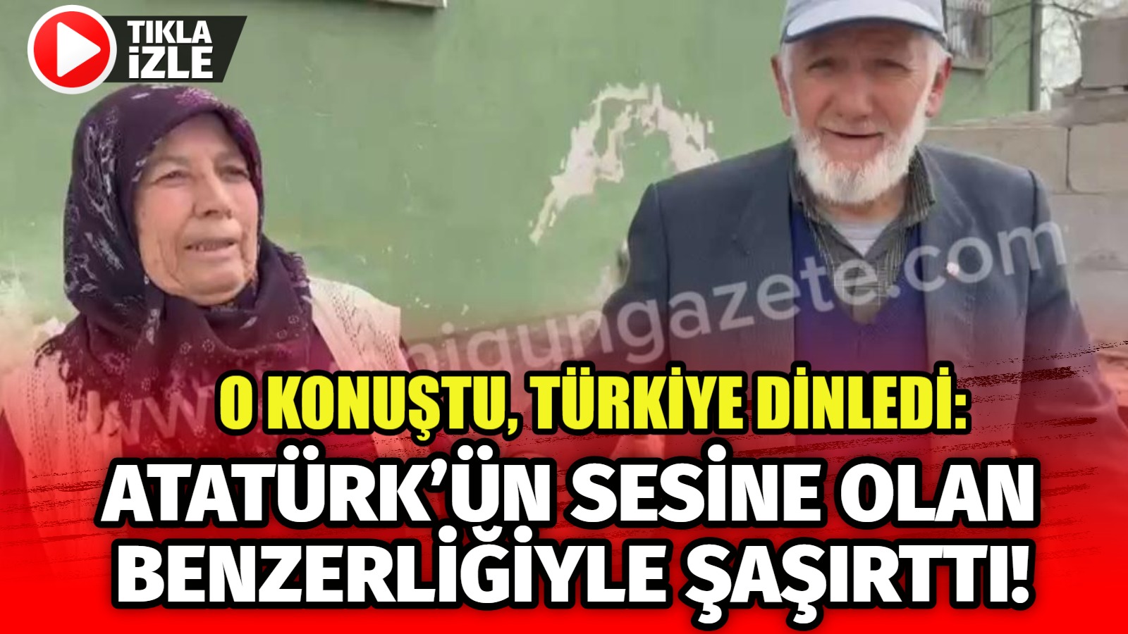 O konuştu, Türkiye dinledi: Atatürk’ün sesine olan benzerliğiyle şaşırttı!