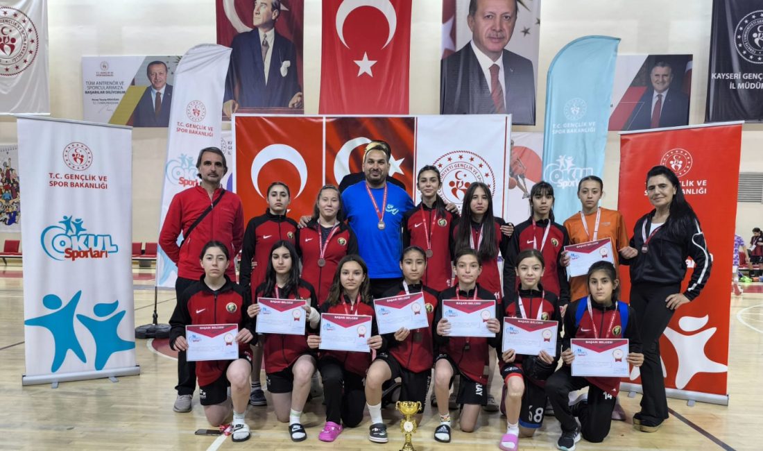 Kayseri’de 24-29 Nisan 2025 tarihleri arasında düzenlenen Futsal Yıldız Kızlar