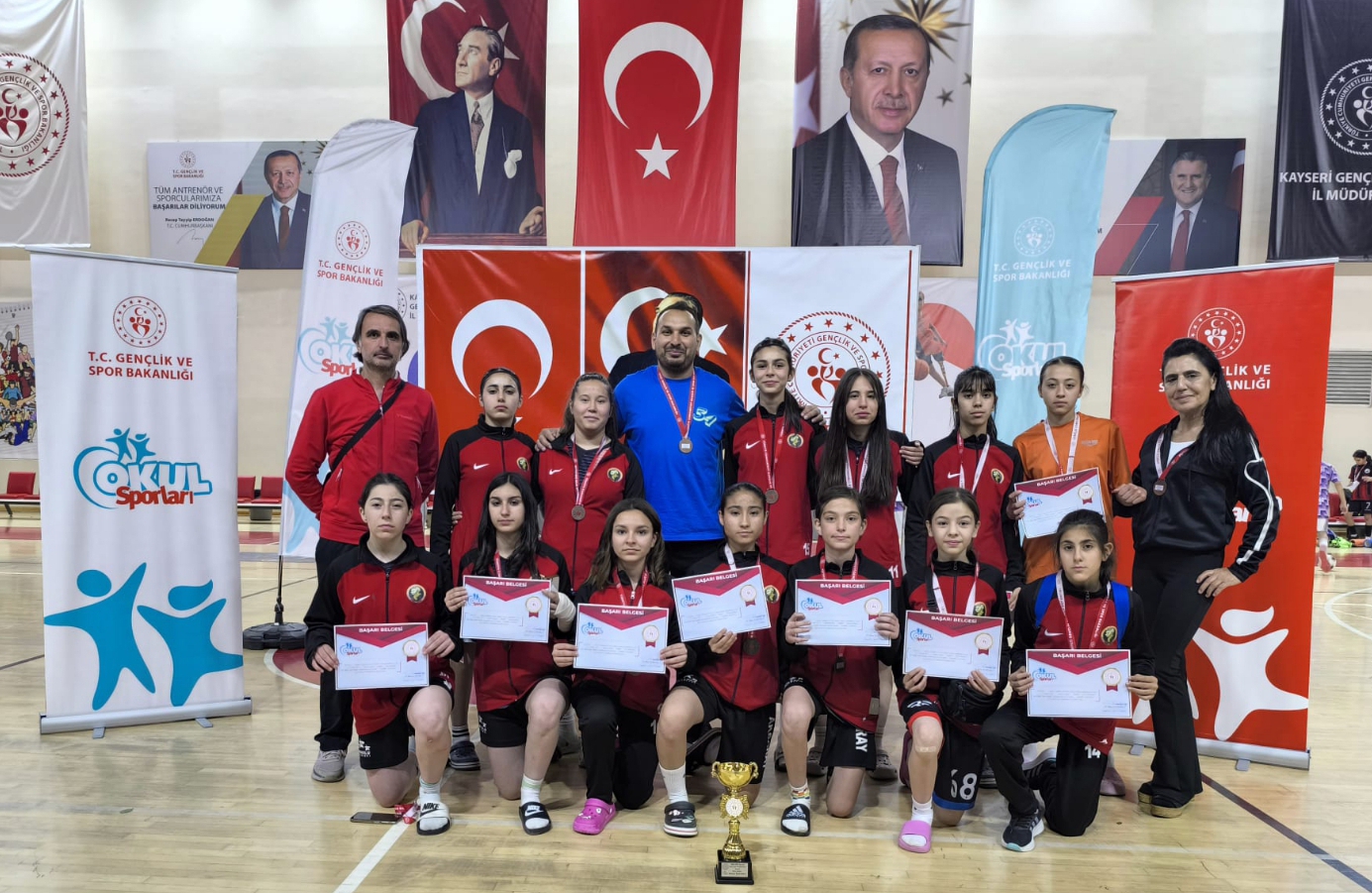 Kayseri’de 24-29 Nisan 2025 tarihleri arasında düzenlenen Futsal Yıldız Kızlar