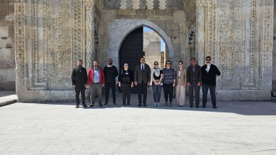 Sultanhanı Kaymakamı Bilal Göksun, Aksaray Üniversitesi Turizm Fakültesi öğretim üyeleriyle