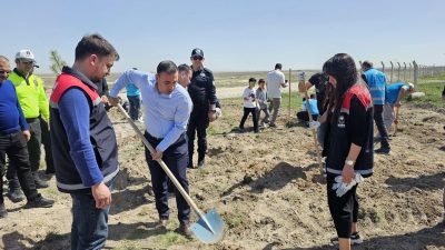Sultanhanı Kaymakamı Bilal Göksun’un öncülüğünde, Belediye Meclis Üyesi İbrahim Körük,