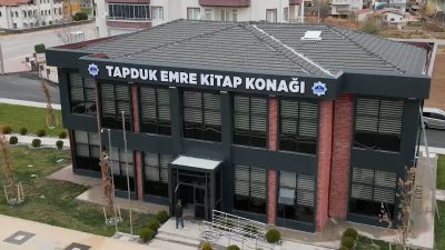 Aksaray’da hizmete giren Tapduk Emre Kitap Konağı, gençler ve öğrenciler