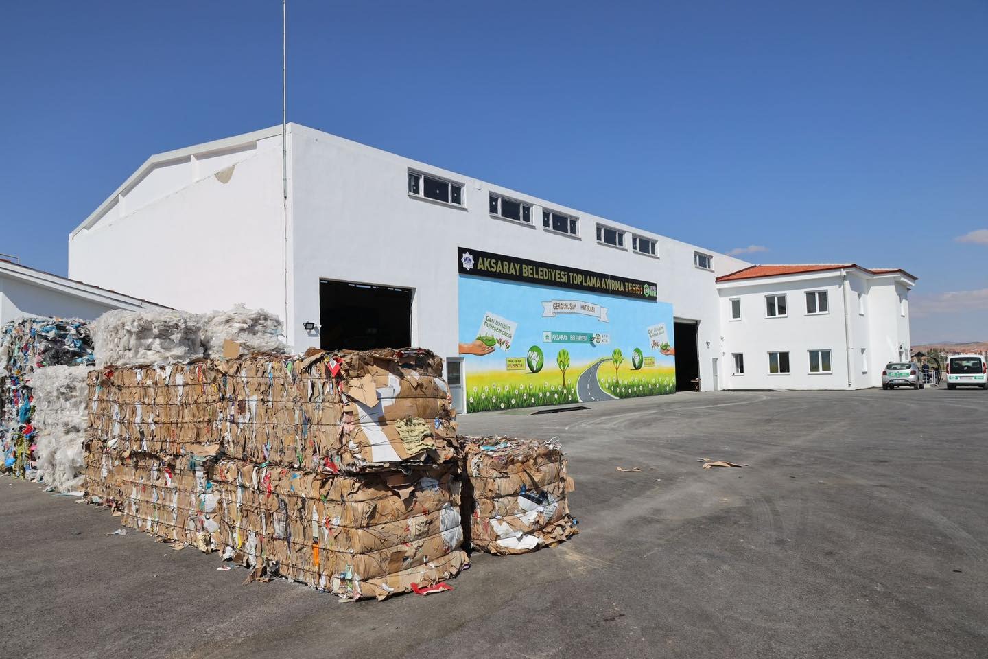 Aksaray’da sıfır atık için önemli merkez; Toplama ayırma tesisi