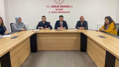 Aksaray genelindeki tüm 112 acil sağlık hizmetleri istasyon sorumlularının katılımıyla