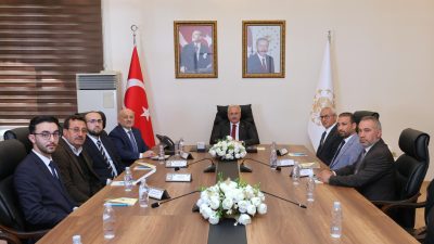 Aksaray Valisi Mehmet Ali Kumbuzoğlu, İl Müftüsü Veysel Işıldar ile