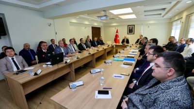 Aksaray Valisi Mehmet Ali Kumbuzoğlu başkanlığında düzenlenen toplantıda, olası Marmara