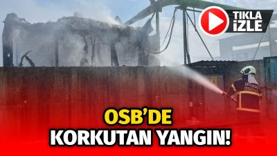 Aksaray Organize Sanayi Bölgesi’nde faaliyet gösteren bir yağ fabrikasında yangın