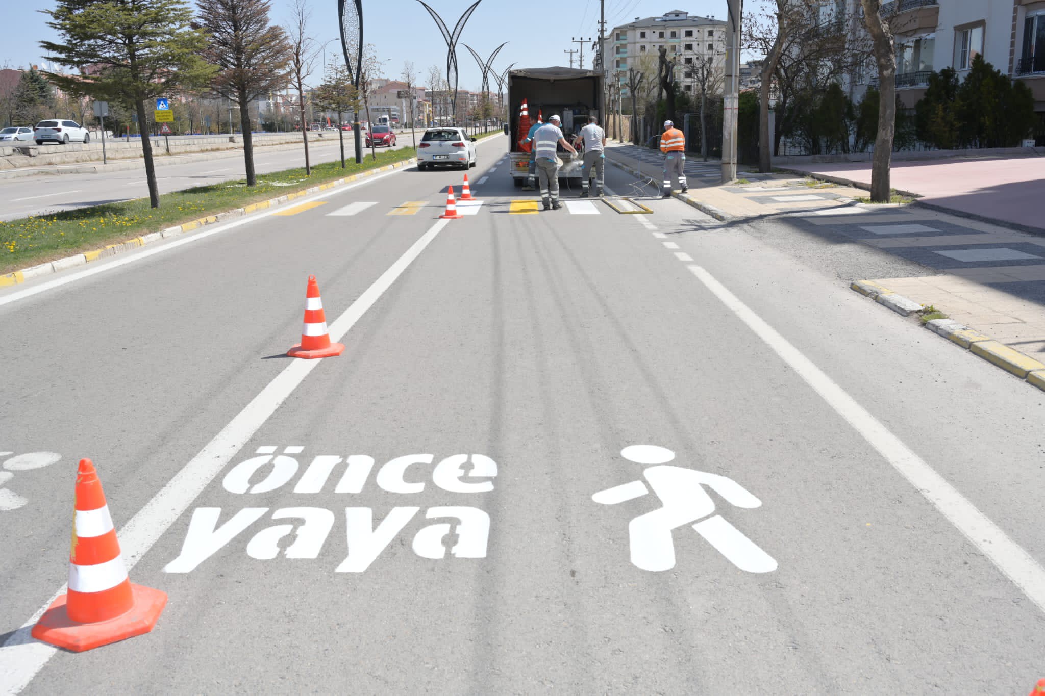 Aksaray’da silinen geçitler yenileniyor: Çocuklar için güvenli adımlar