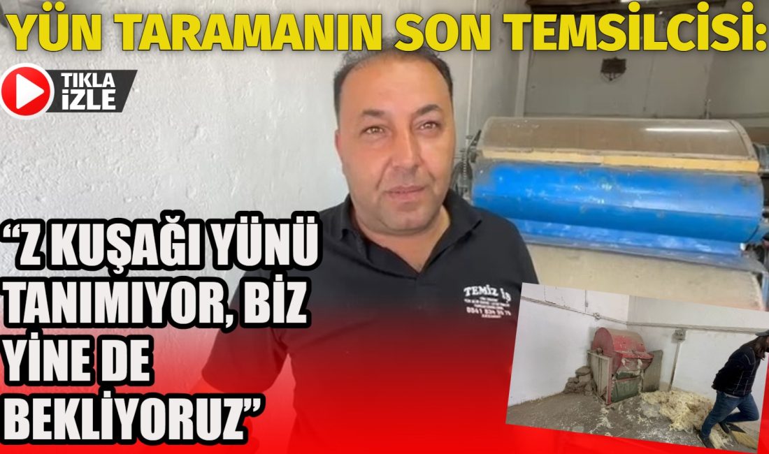 Aksaray’da 25 yıldır yün