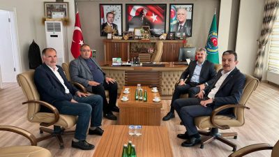 Aksaray Milletvekili Hüseyin Altınsoy ve AK Parti İl Başkanı Hamza