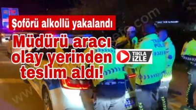 Aksaray’da polis kontrolüne takılan alkollü sürücü ortalığı birbirine kattı. Polislerin