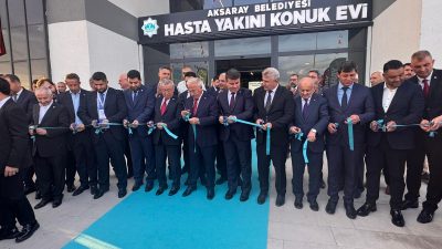 Aksaray Belediyesi tarafından yapımı tamamlanan “Hasta Yakını Konuk Evi”, düzenlenen