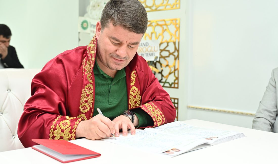 Aksaray Belediyesi, resmi nikahı