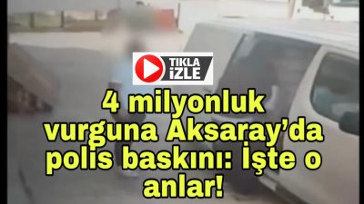 Aksaray Emniyeti’nin takibiyle 4 milyon TL’lik gıda hırsızlığı operasyonla çözüldü.