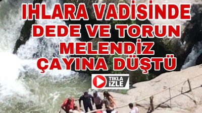 Aksaray’ın gözde turistik merkezlerinden Ihlara Vadisi’nde, ziyaretçilerin gözü önünde yaşanan