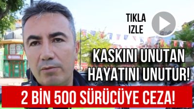 Aksaray’da motosiklet kullanımının artmasıyla birlikte sıklaştırılan denetimlerde, Trafik Tescil ve