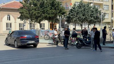 10 yaşındaki bisikletli çocuk yaralandı