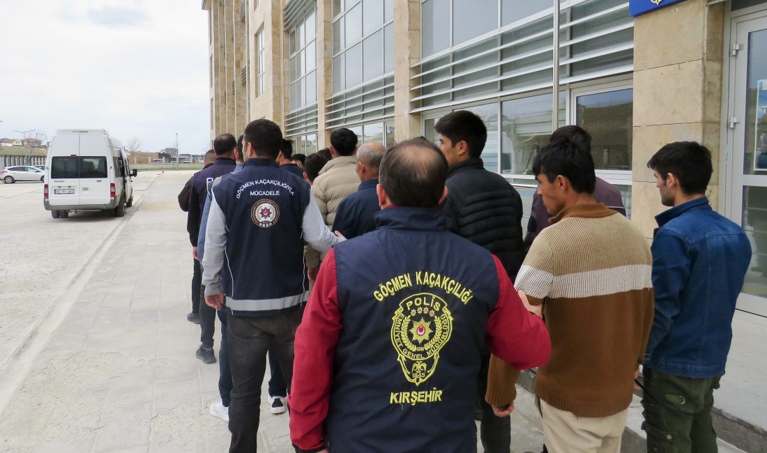 Kırşehir’de polisin yaptığı uygulamada