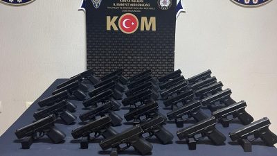 Konya merkezli 2 ilde düzenlenen silah kaçakçılığı operasyonunda 5 şüpheli