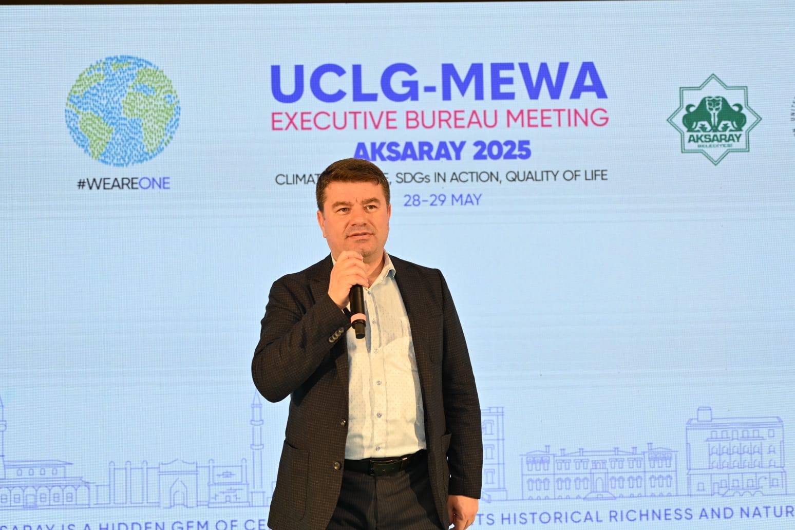Aksaray Belediyesi ev sahipliğinde düzenlenen UCLG-MEWA İklim Değişikliği ve Kuraklık