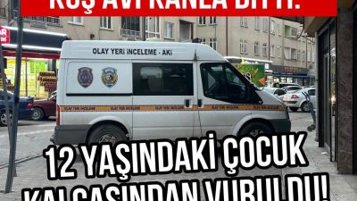 Aksaray’da küçük yaşta bir çocuk evinin önünde silahlı saldırıya uğradı.