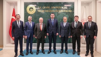 Aksaray heyeti, Çevre, Şehircilik ve İklim Değişikliği Bakanı Murat Kurum’u
