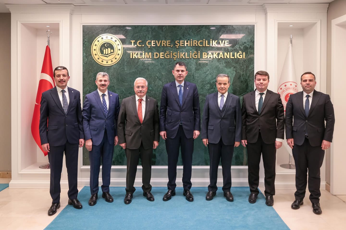 Aksaray heyeti, Çevre, Şehircilik ve İklim Değişikliği Bakanı Murat Kurum’u