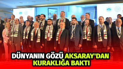 Aksaray Belediyesi’nin ev sahipliğinde düzenlenen UCLG-MEWA İlkbahar Toplantısı, “İklim Değişikliği