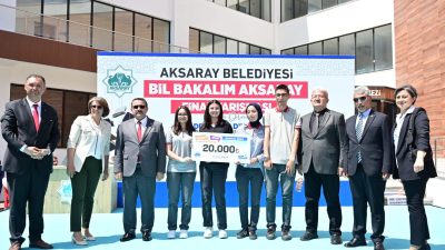 Aksaray Belediyesi'nin himayesinde, Hazım Kulak Anadolu Lisesi tarafından düzenlenen “Bil
