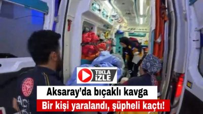 Aksaray’da kent merkezinin en işlek caddelerinden biri olan Atatürk Bulvarı’nda