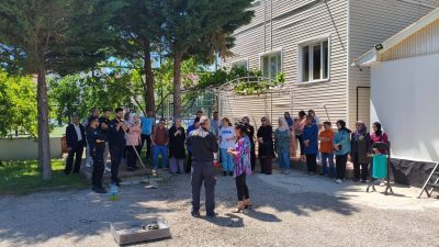AFAD eğitmenleri tarafından Özel Eylül Bakım Merkezi personeline yangın farkındalık
