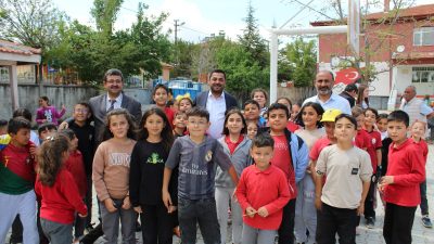 Ağaçören Belediye Başkanı Kemal Salman ve İlçe Milli Eğitim Müdürü