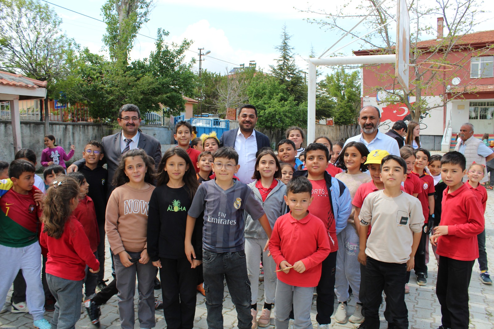 Ağaçören Belediye Başkanı Kemal Salman ve İlçe Milli Eğitim Müdürü