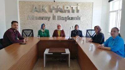 AK Parti Aksaray İl Başkanlığı bünyesinde, İl Sosyal Politikalar Başkanı