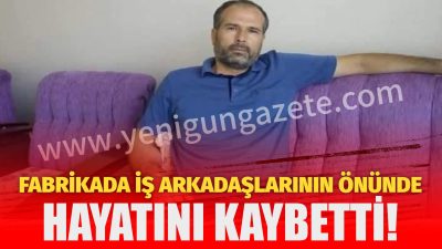 Konya’nın Selçuklu ilçesindeki Büyükkayacık Organize Sanayi Bölgesi’nde faaliyet gösteren bir
