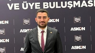 ASKON İl Başkanları Toplantısı’nda konuşan Aksaray İl Başkanı Hasan Dağ,