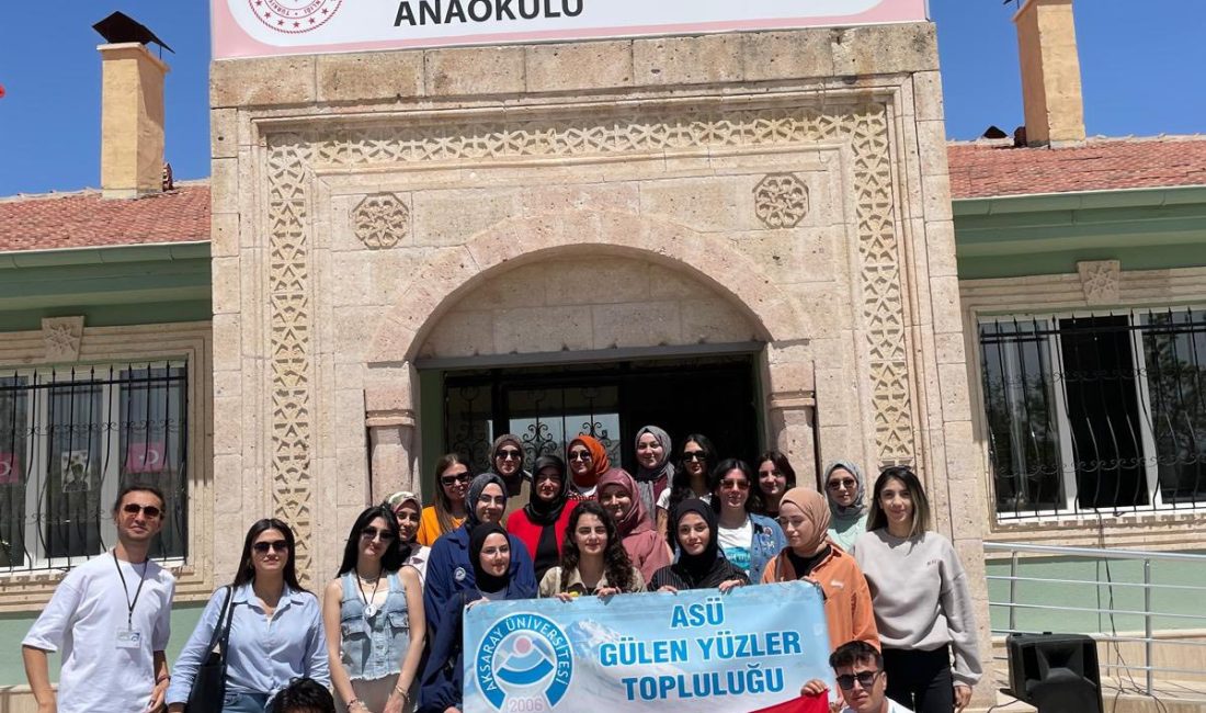 Aksaray Üniversitesi Gülen Yüzler Topluluğu, Sultanhanı Hale Ahmet Kalkır Anaokulu’nu