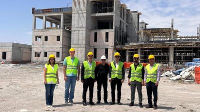 Aksaray Üniversitesi (ASÜ) Tıp Fakültesi Morfoloji binasının inşaat çalışmaları hızla