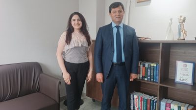 Aksaray Baro Başkanı Av. Erçin Mevlüt Düzgün, genç avukat Av.