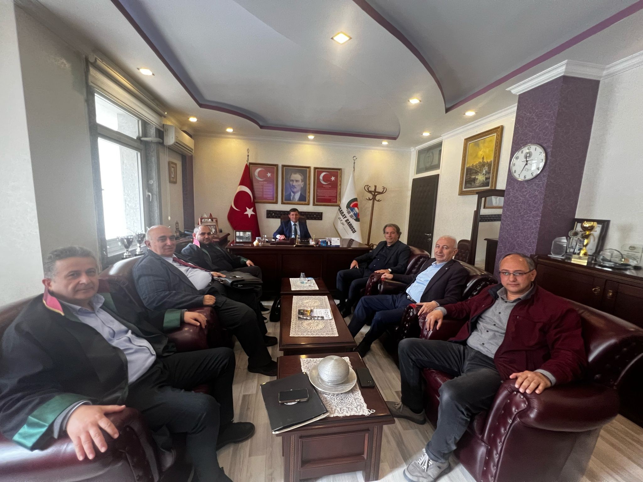 Jeoloji Mühendisleri Odası Başkanı Aydın’dan Baro Başkanı Düzgün’e ziyaret