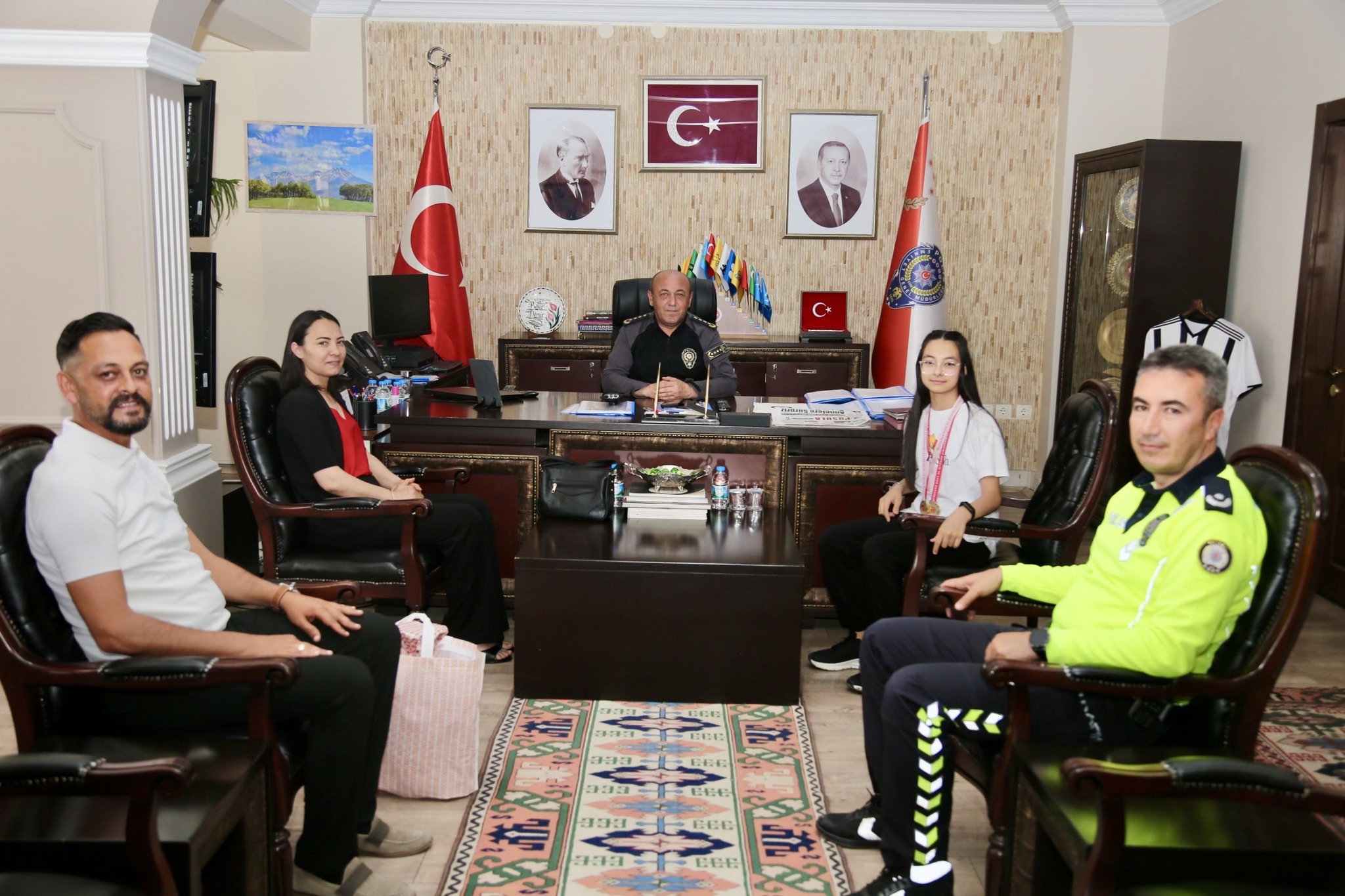 İl Emniyet Müdürü Demir,  Işıl Gül Taşkın’ı ağırladı