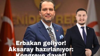 Yeniden Refah Partisi Aksaray İl Başkanı Muhammed Topaç, 10 Mayıs