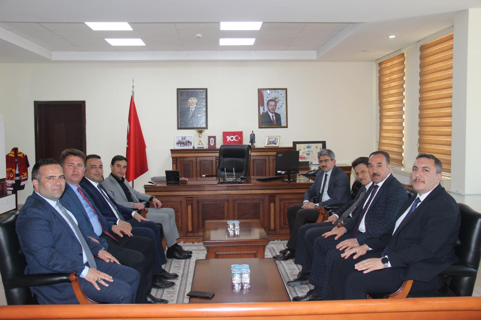 Aksaray Kurum İl Müdürleri Eskil Kaymakamı Yurddaş ile bir araya geldi