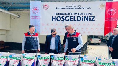 Aksaray’ın Eskil ilçesinde Tarım ve Orman Bakanlığı öncülüğünde yürütülen “Tarım